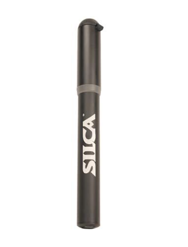 新品 SILCA(シリカ) Gravelero ミニバイクポンプ | 大容量砂利/マウンテン/ロード | ホースとロックチャック付き合金ボディ | 仏式/米式ヘッド | チューブ/チューブレスタタイヤ用マイクロハンドポンプ | 自転車ハンドポンプ