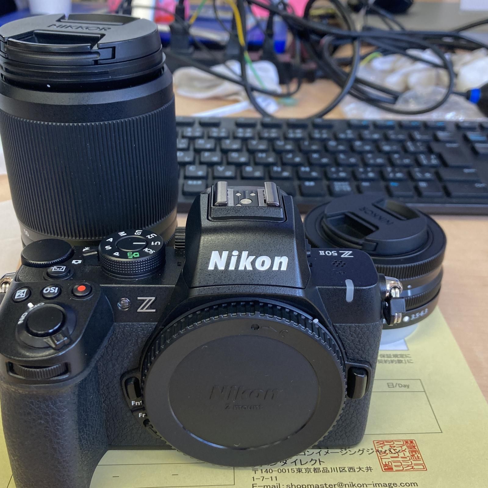 全額返金保証】【最速発送】Nikon デジタル一眼 Z50II ダブルズーム
