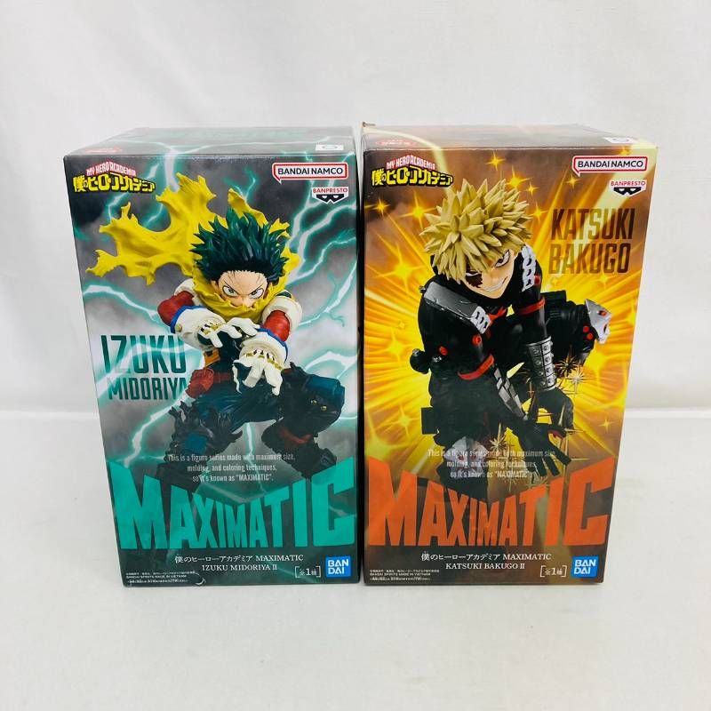 未開封】 僕のヒーローアカデミア MAXIMATIC Ⅱ 緑谷出久 爆豪勝己