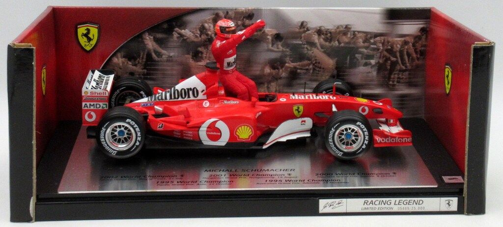 おもちゃ MATTEL 1/18HOTWHEELS RACING FERRARI F2002 MICHAEL