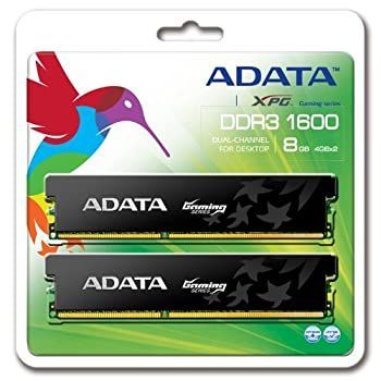Adata デスクトップ用 DDR3メモリー 8GB (2x4GB) DDR3 1600 PC3 RAM AX3U1600GC4G9-2G wyw801m 非常に良い】 Adata デスクトップ用 DDR3メモリー 8GB (2x4GB) DDR3