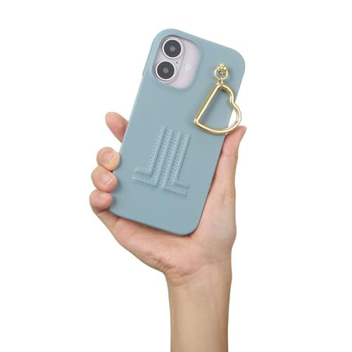LANVIN en Bleu] iPhone 16 ケース ハートチャーム付 - メルカリ