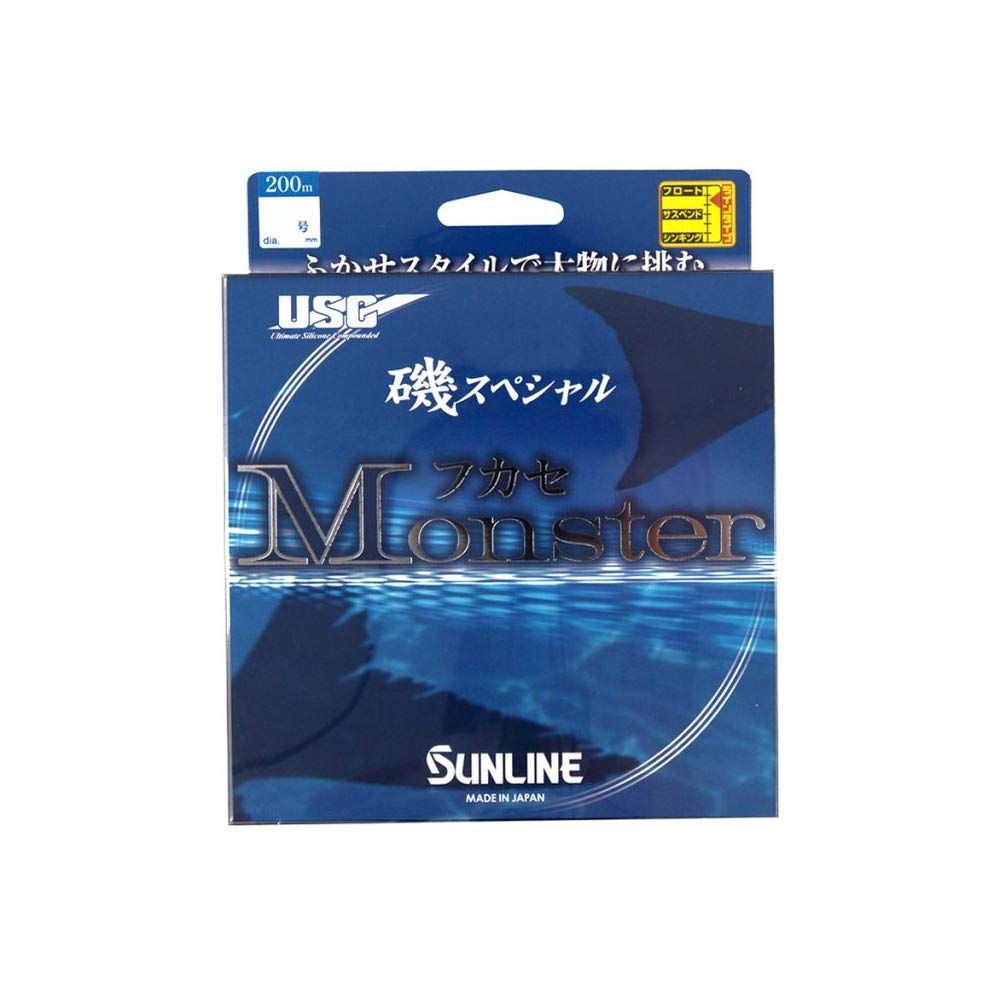 新品 サンライン(SUNLINE) 磯スペシャル フカセMonster 200m単品 4号 イエローグリーン(50cm)+ブルー(50cm)