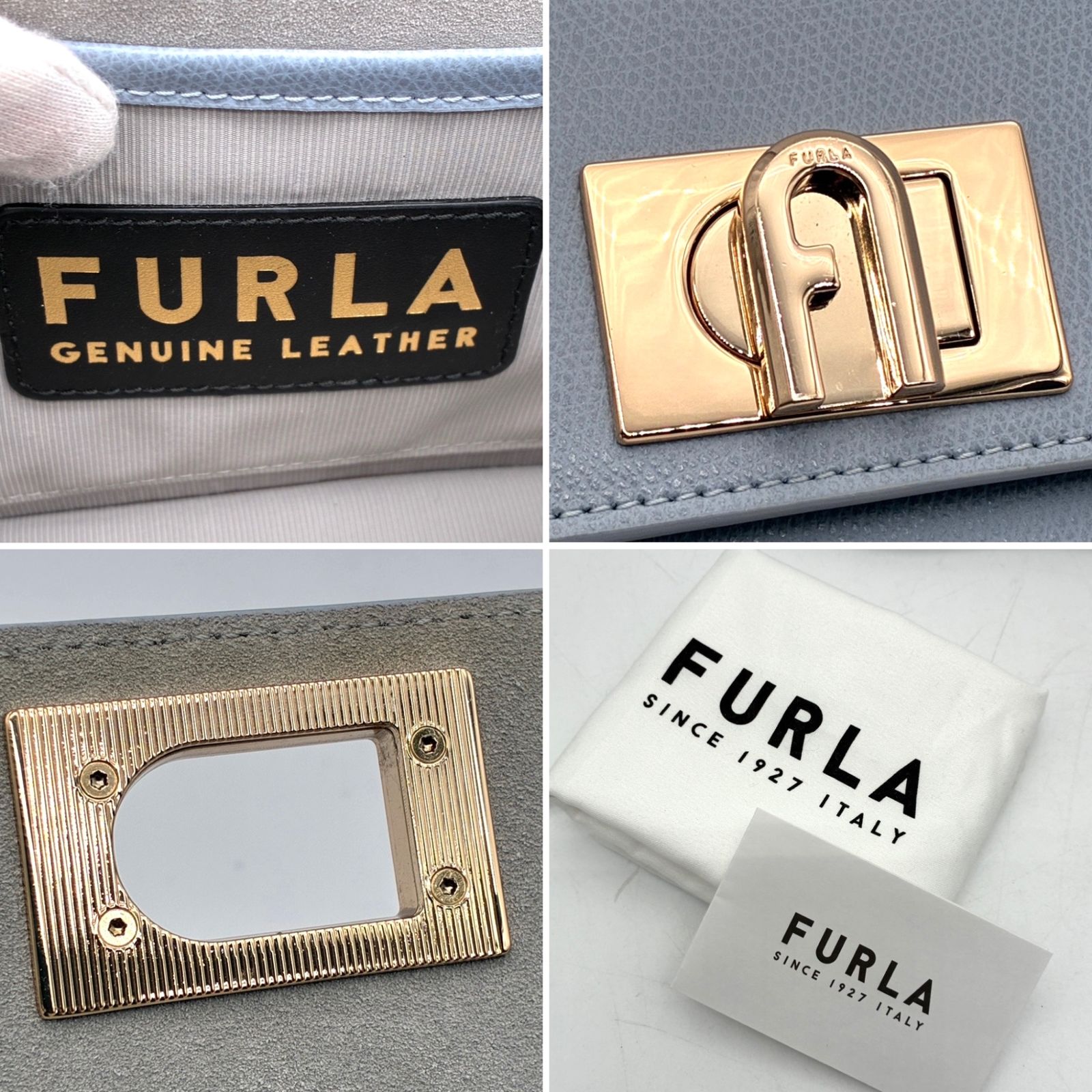 FURLA フルラ チェーンショルダーバッグ ミニ クロスボディ アーチロゴ 