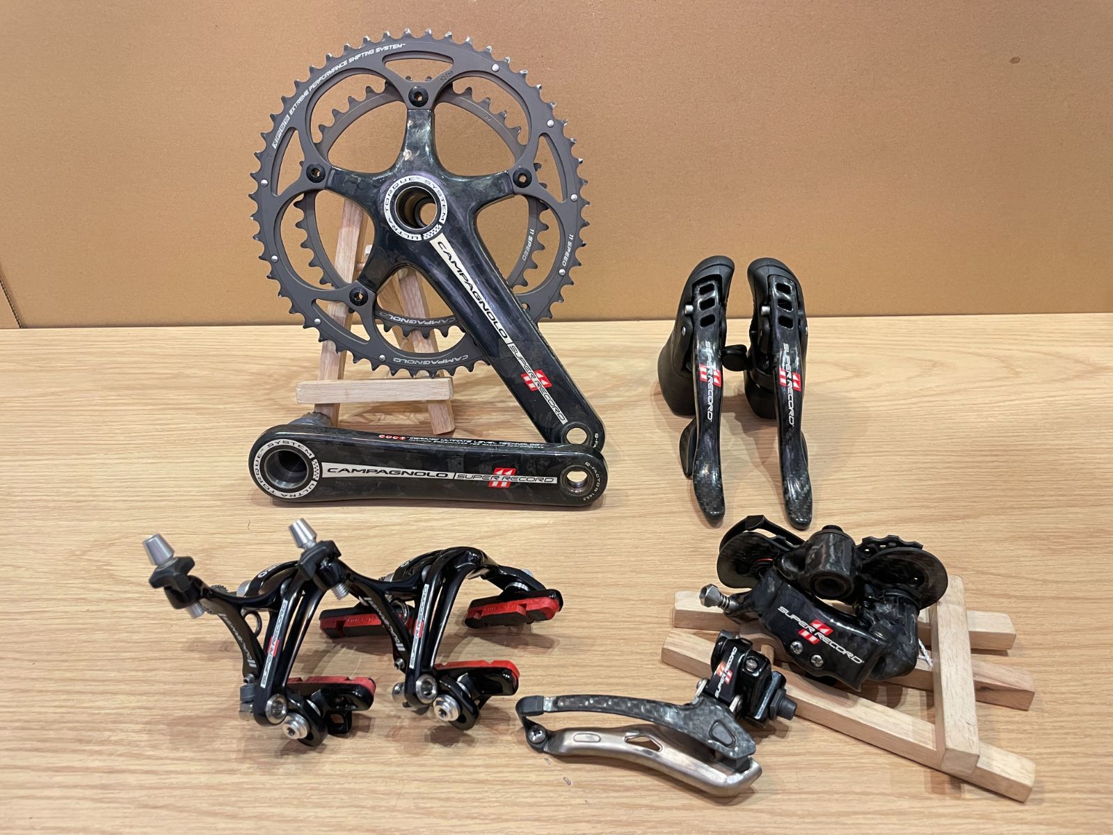 P3971 □USED□Campagnolo カンパニョーロ SUPER RECORD スーパー 