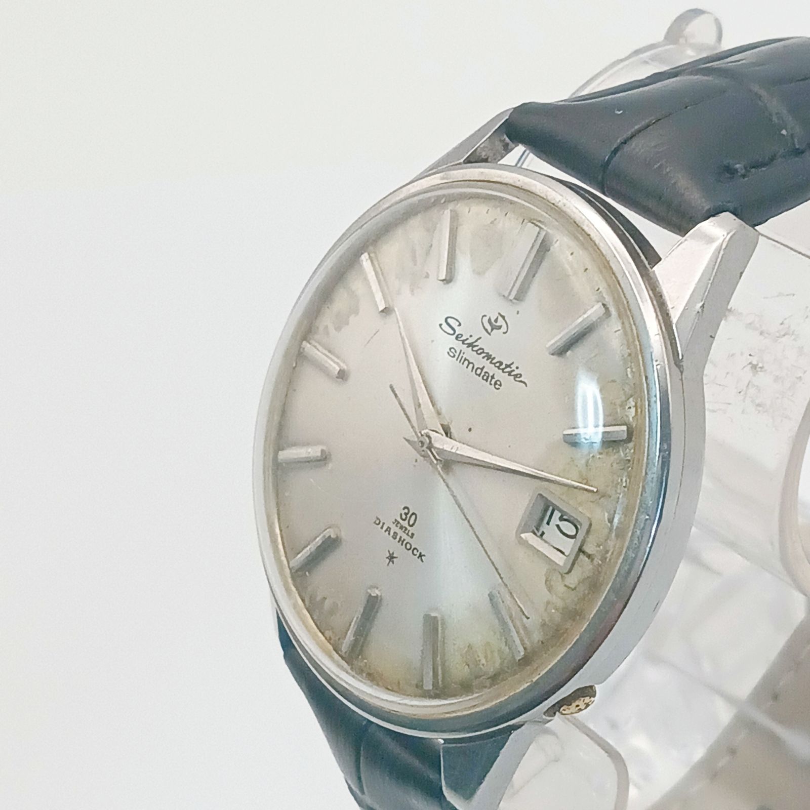稼働 良品】0320-1 Seiko matic Slimdate セイコーマチック スリム 