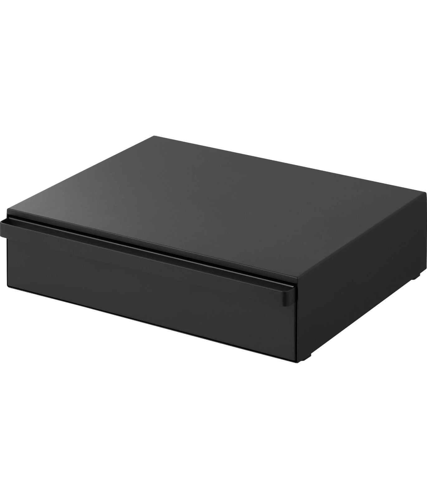 新商品 タワー tower W45×D39.3～69.5×H12cm レンジ下収納 ブラック