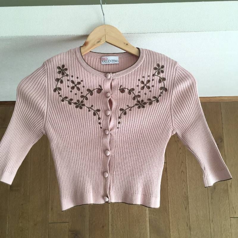 未使用　RED VALENTINO　レースカーディガン 美品 RED VALENTINO レッドヴァレンティノ カーディガンM - メルカリ