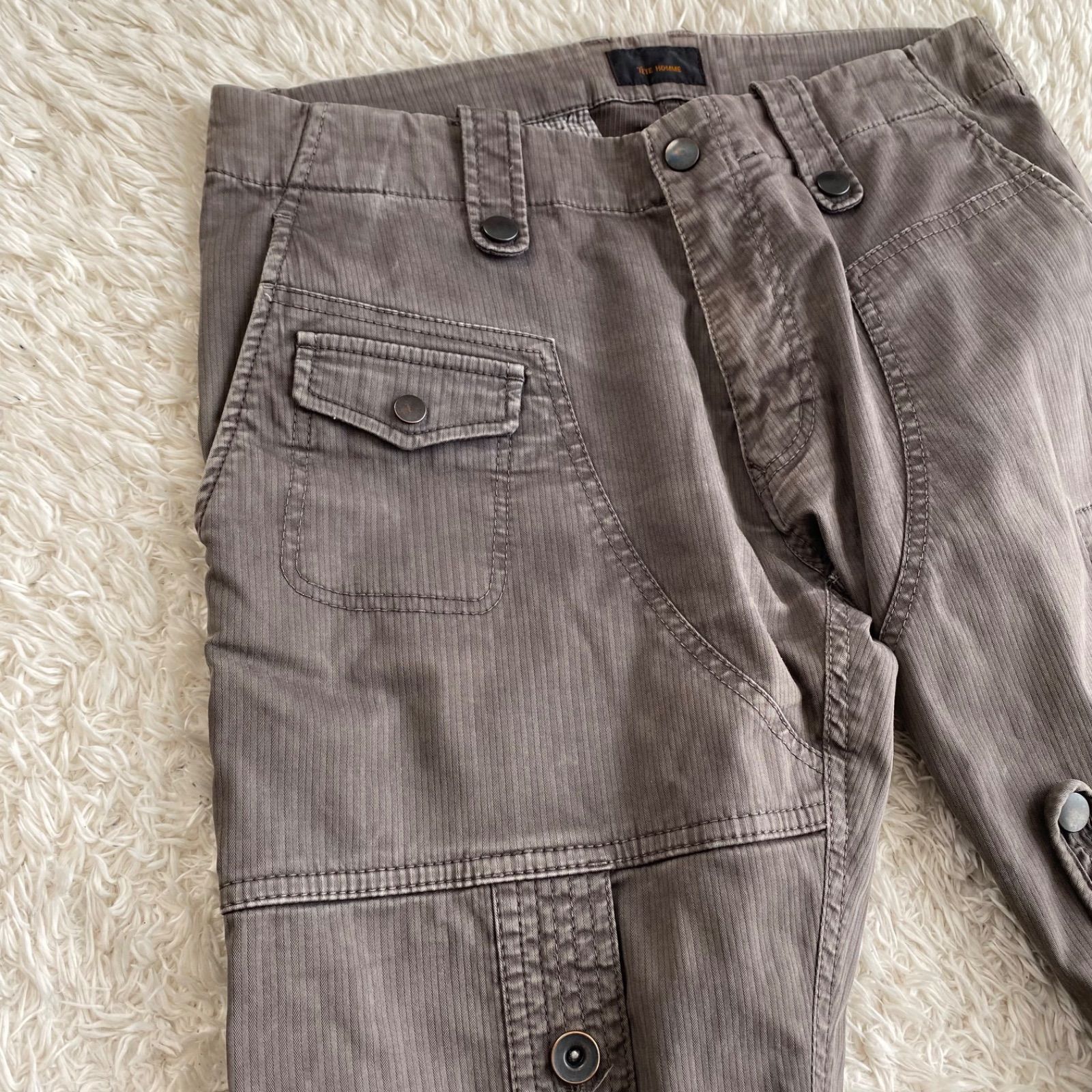 TETE HOMME テットオム ボルテージ ギミックカーゴパンツ フレア y2k