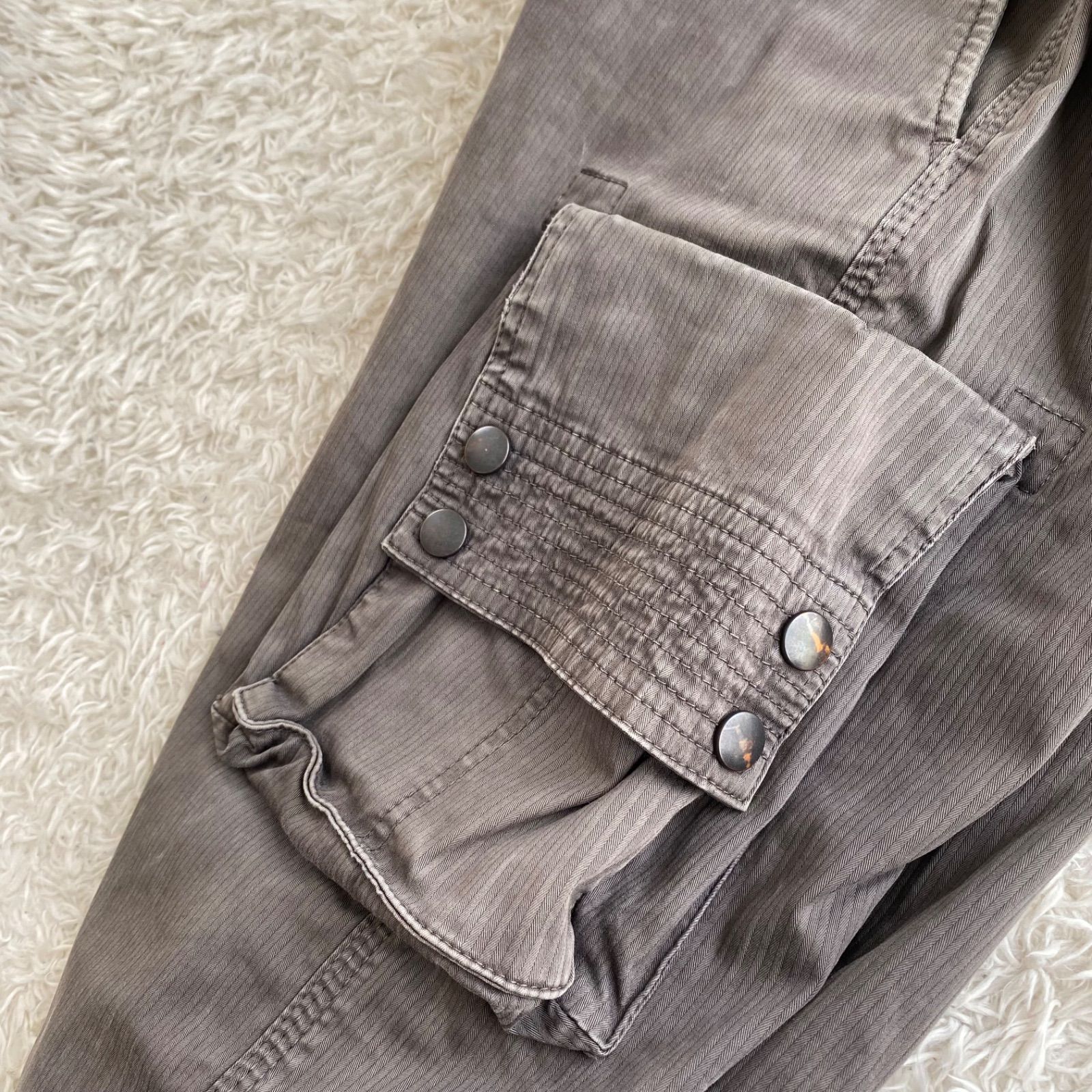 TETE HOMME テットオム ボルテージ ギミックカーゴパンツ フレア y2k