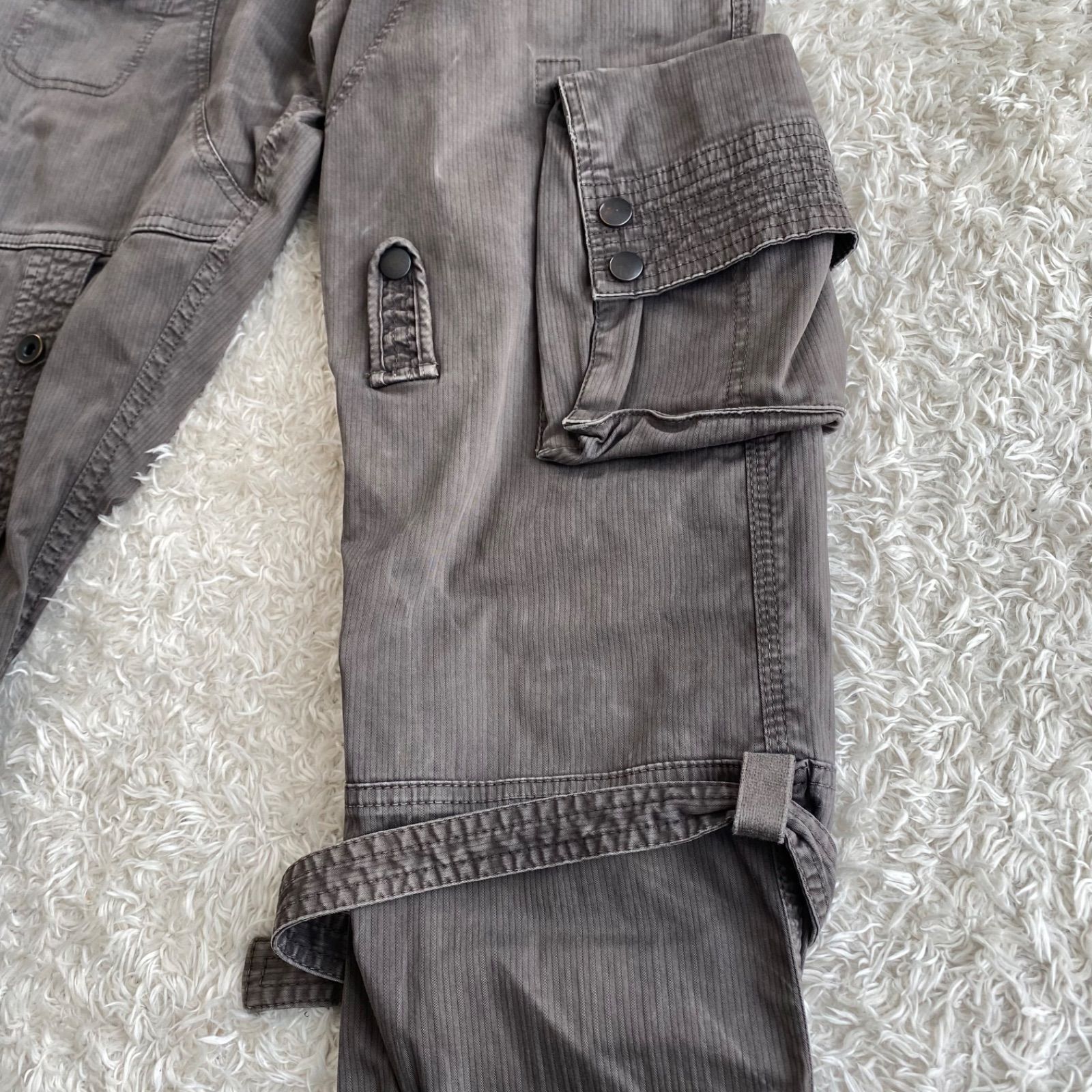 TETE HOMME テットオム ボルテージ ギミックカーゴパンツ フレア y2k