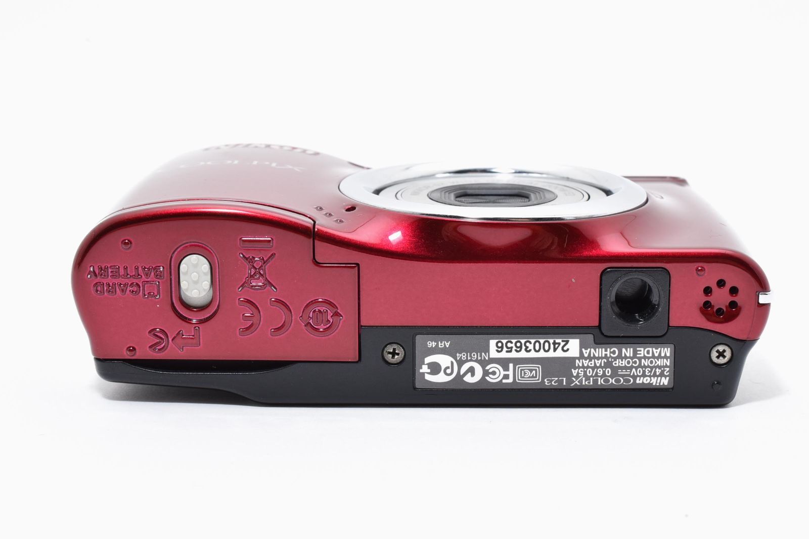 実写美⭕️【動作確認済】Nikon COOLPIX L23 RED 実写美⭕️【動作確認済】