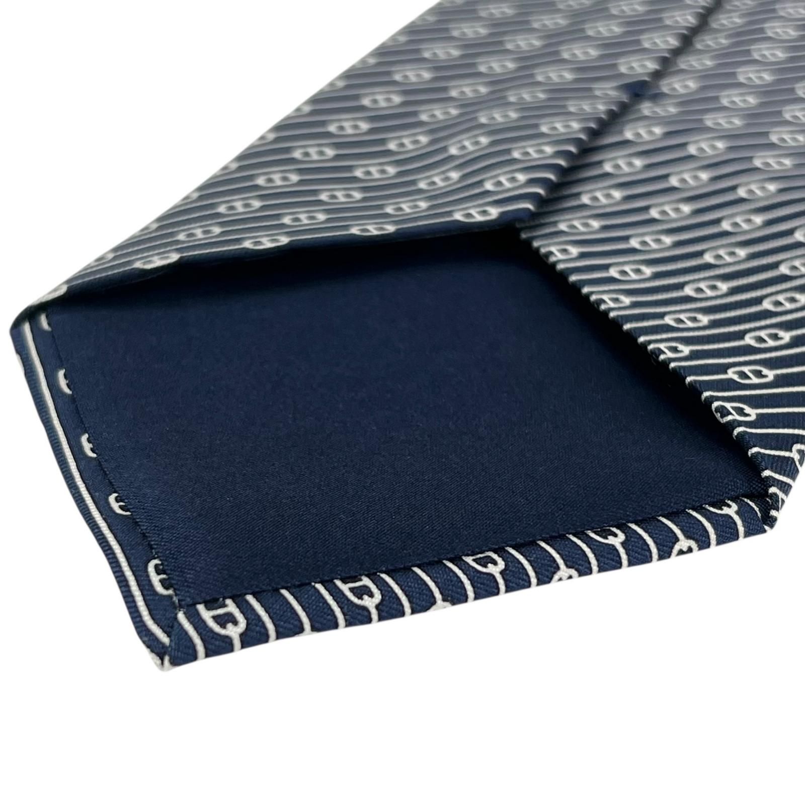 未使用品△HERMES エルメス 5500 UA シルク100％ シェーヌダンクル柄