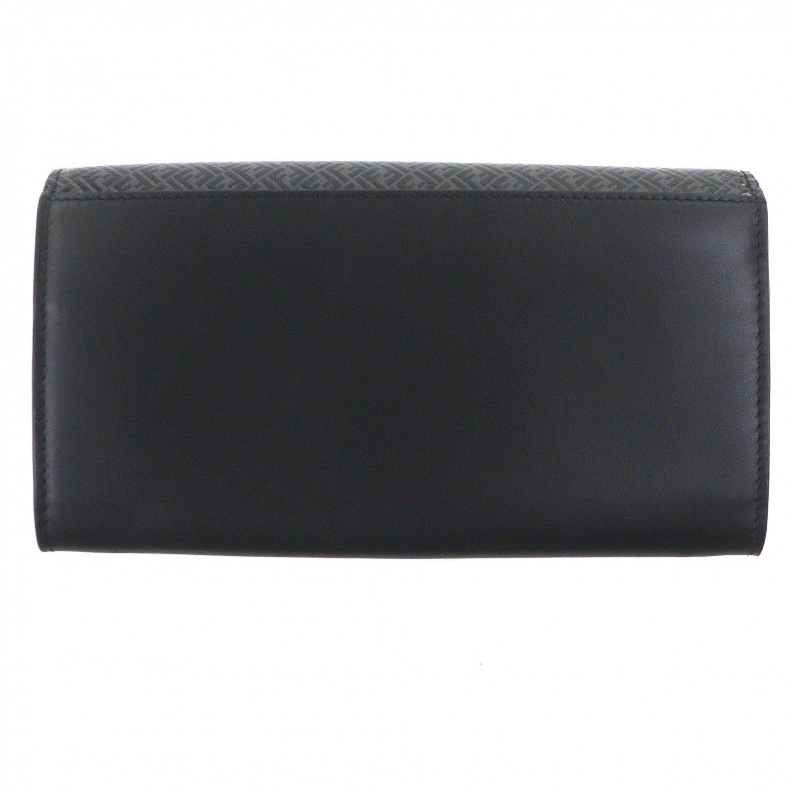 極美品▽FENDI フェンディ 7M0264 レザー マイクロズッカ ロング 