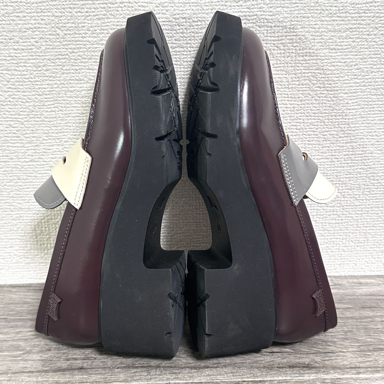 美品】CAMPER カンペール ツインズ カラータッセル 24cm 茶色 【公式通販】