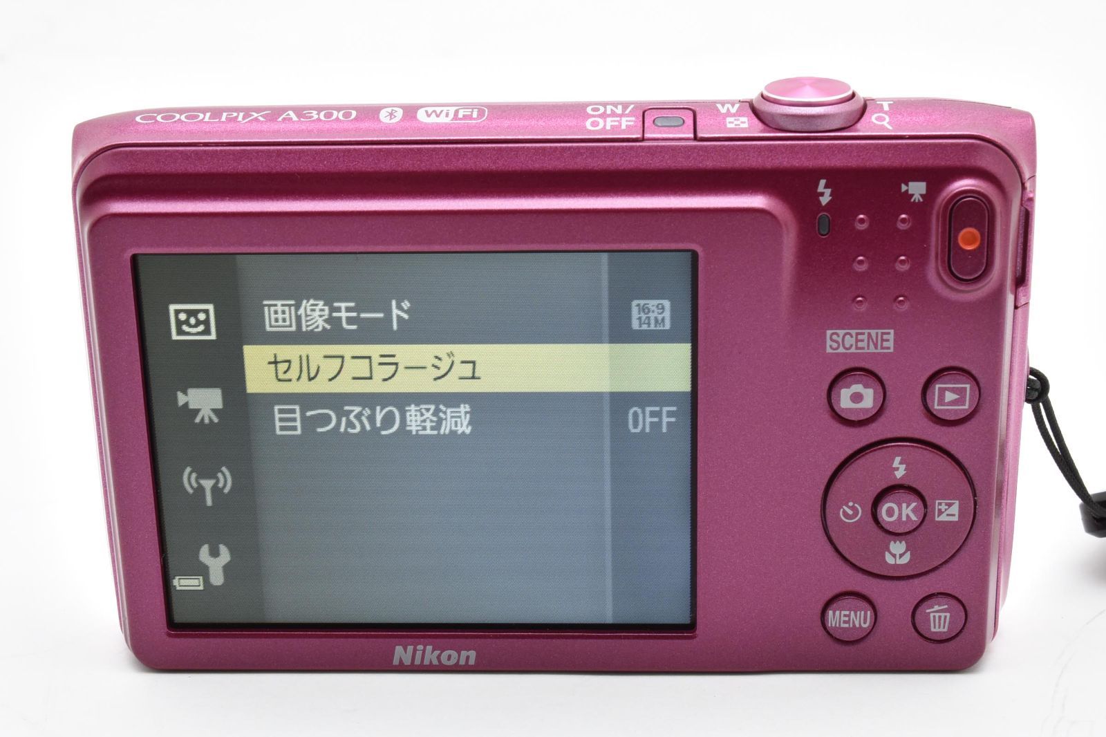□ 特上美品 □ ニコン Nikon COOLPIX A300 ピンク 《動作確認済・付属 