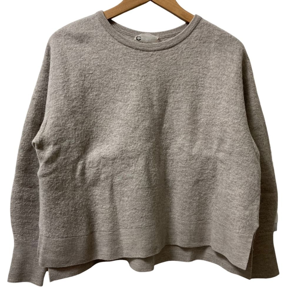 未使用 24AW Chaos カオス CRフォグール プルオーバーニット セーター CH206369ER サイズF ベージュ レディース 古着 中古 USED 未使用 24AW Chaos カオス CRフォグール プルオーバーニット セーター