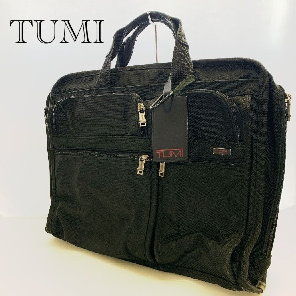 【新品】TUMI ブラック ビジネスバッグ TUMI トゥミ ビジネスバッグ ブリーフケース ショルダー紐欠品