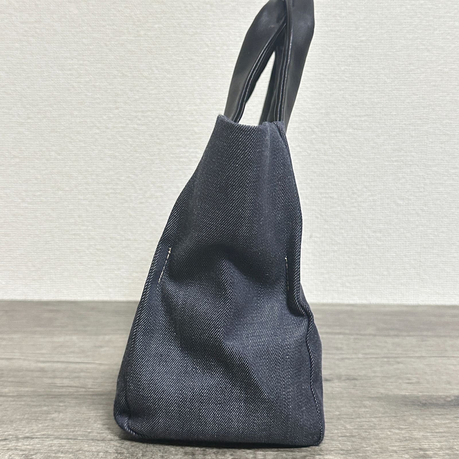 ear PAPILLONNER 25SS Kawa-Kawa NO1113 デニムトートバッグ Sサイズ 
