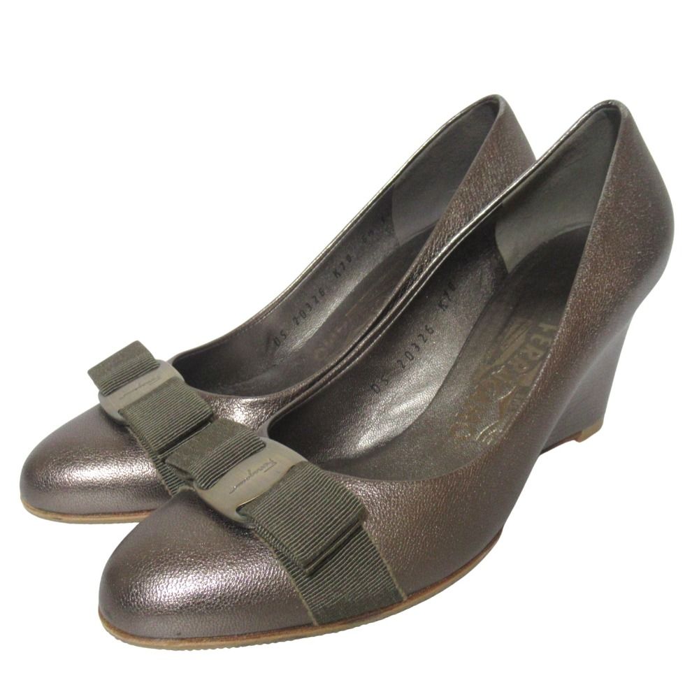 レディース 美品 Salvatore Ferragamo サルヴァトーレフェラガモ 