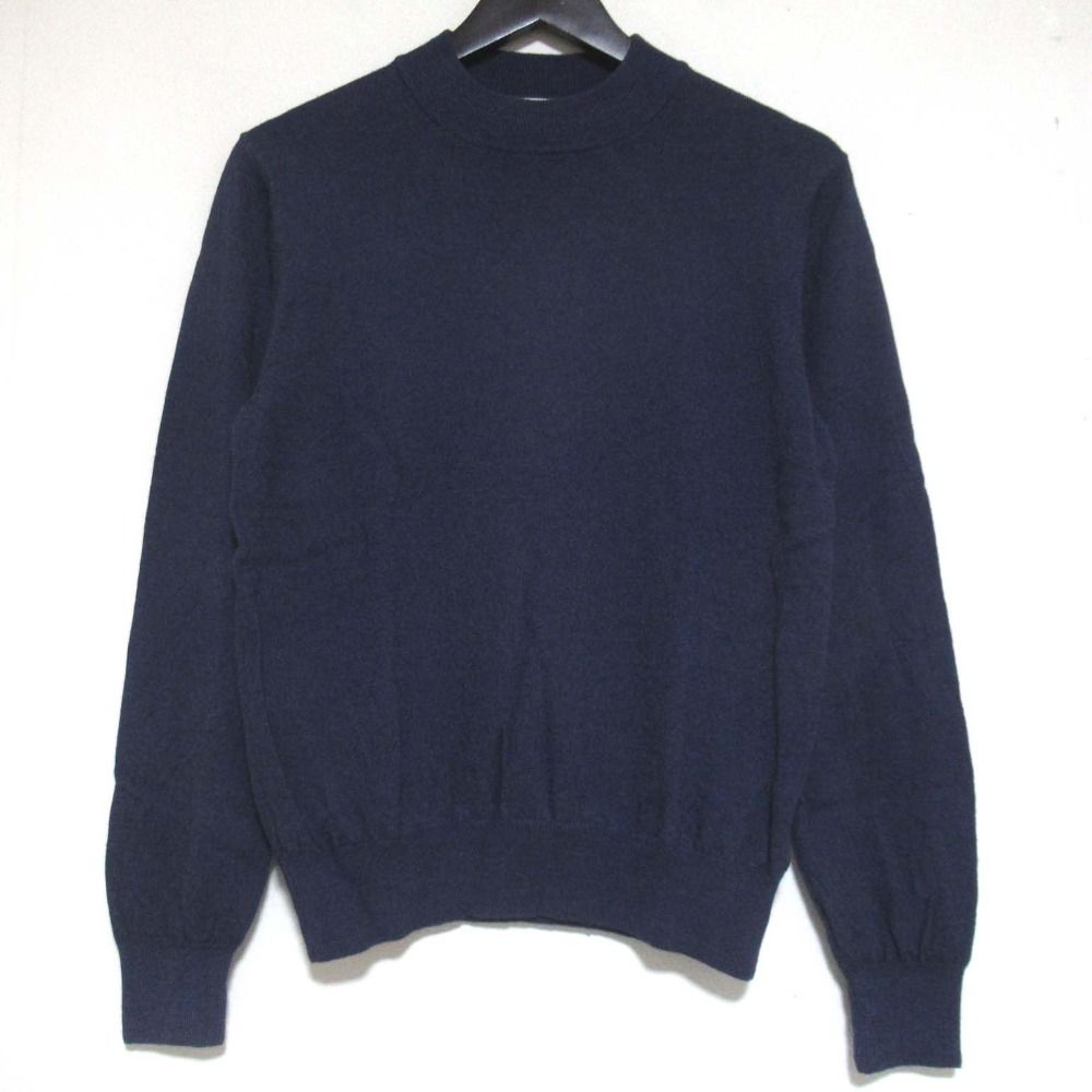 美品 GRAN SASSO グランサッソ 長袖 モックネック ハイゲージ ニット 