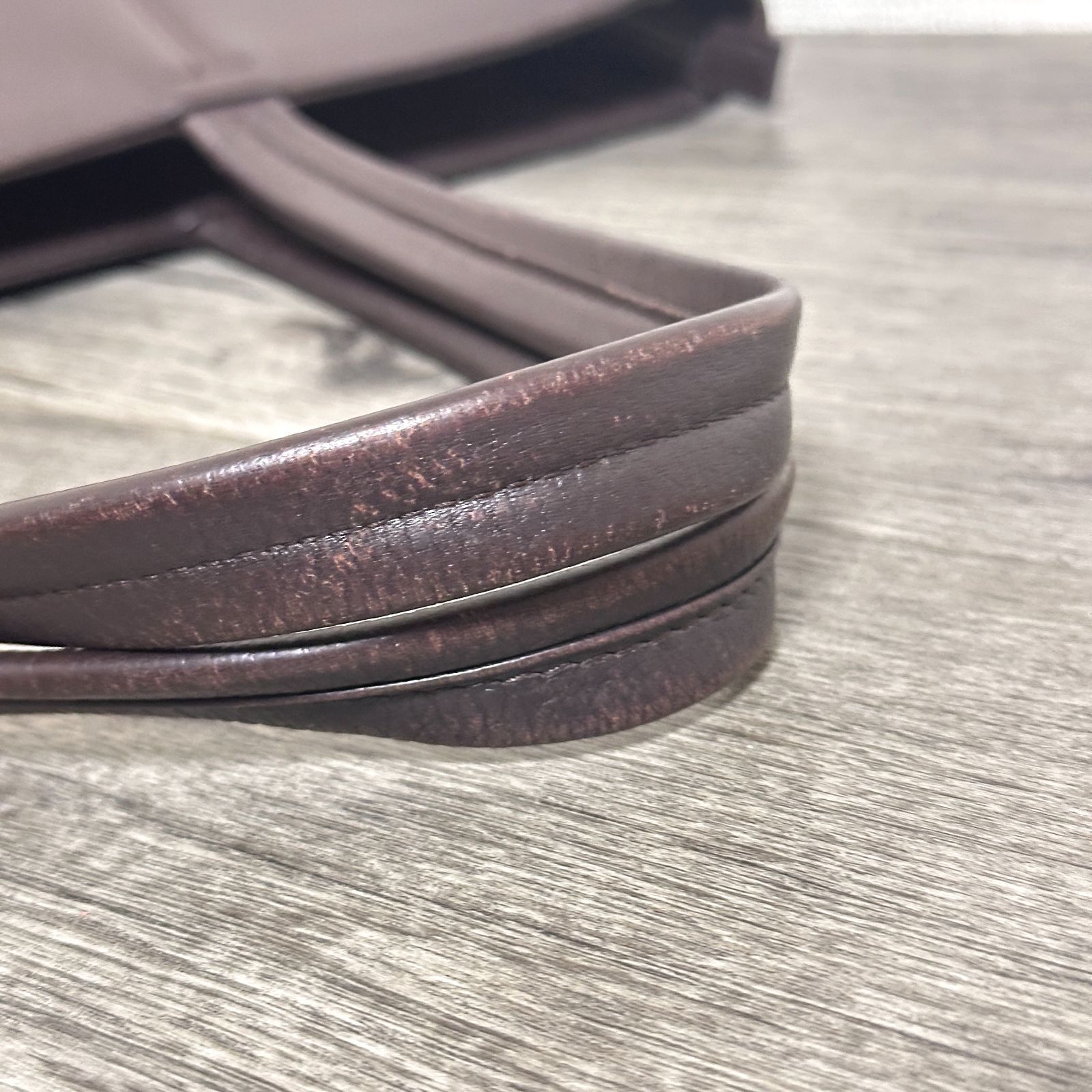 SHIPS メンズ 現行品 スマートレザートートバッグ ファスナー付き 