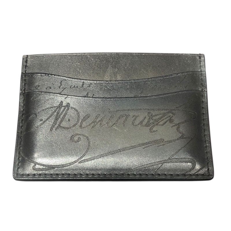 ベルルッティ Berluti カリグラフィ カードケース N235725 ブラック