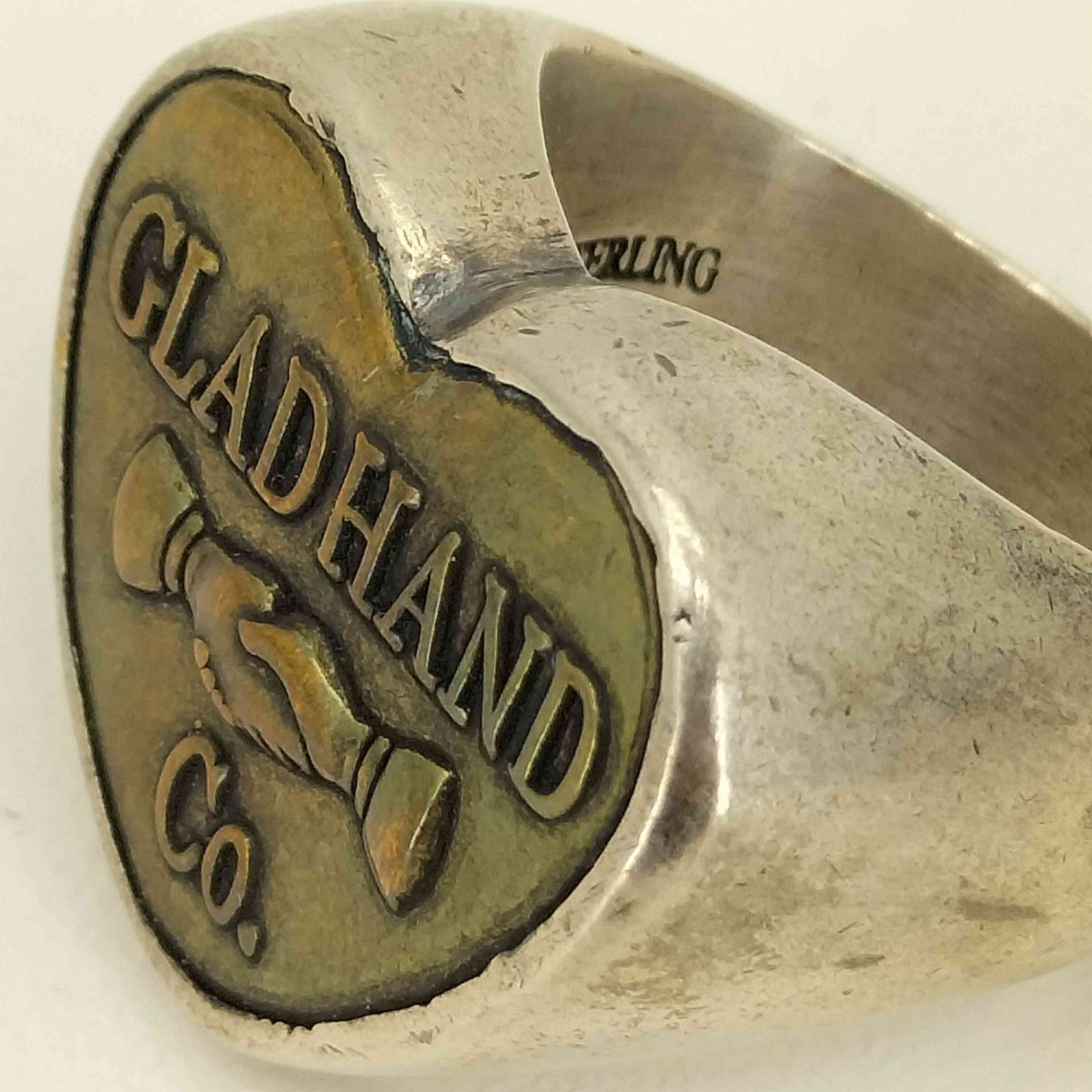 グラッドハンド GLADHAND BUTTON RING ハートモチーフリング メンズ
