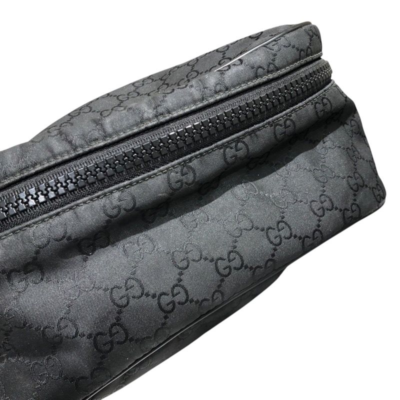 グッチ GUCCI GGナイロン ウエストポーチ 449182 ブラック GGナイロン