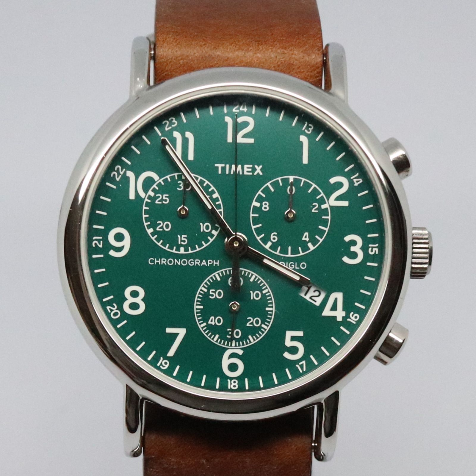 稼働品】TIMEX タイメックス ウィークエンダー クロノグラフ ウォッチ