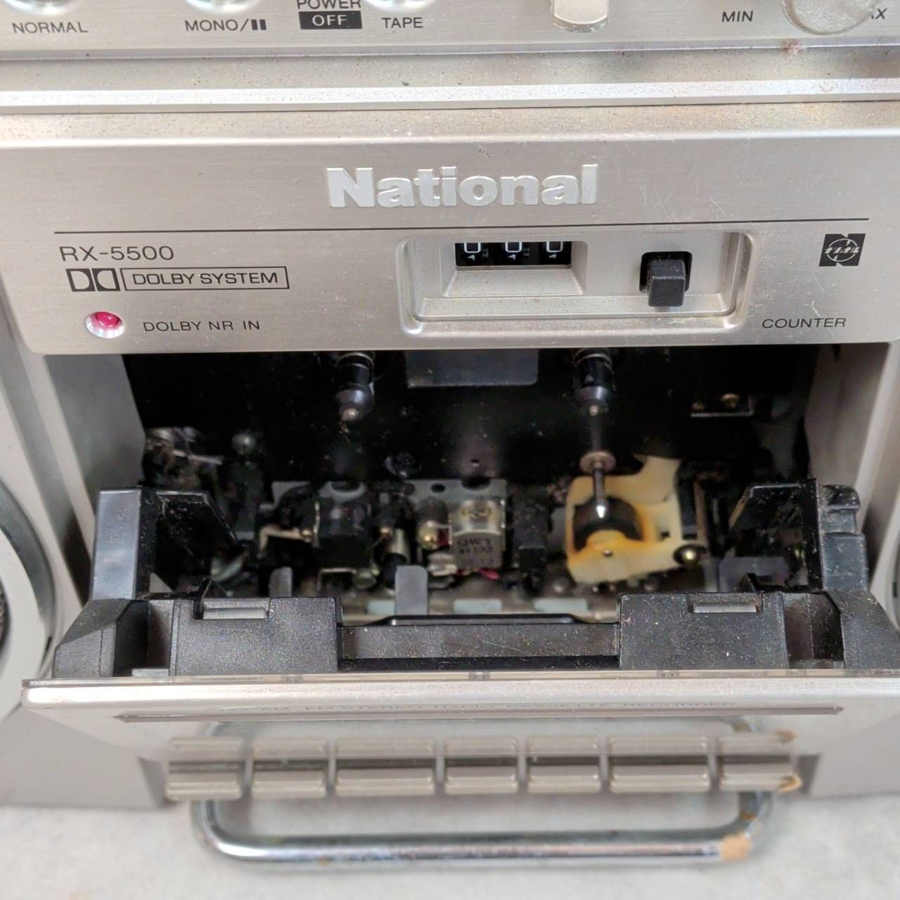 ラジカセ ナショナル RX-5500 シルバー 昭和レトロ - メルカリ
