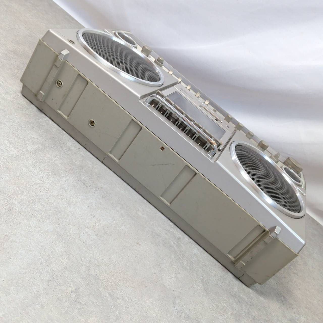 ラジカセ ナショナル RX-5500 シルバー 昭和レトロ - メルカリ