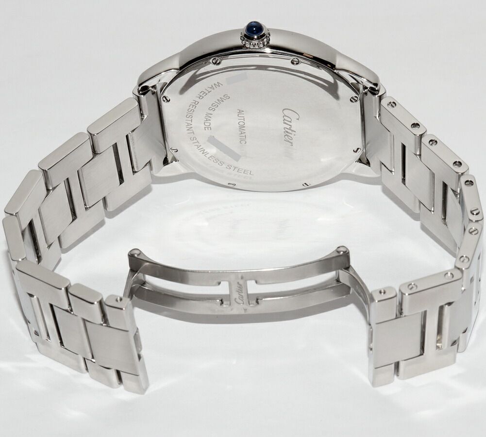 カルティエ ロンドソロ ドゥ カルティエ XL W6701011 メンズ 洗濯機対応 自動巻き時計 腕時計(アナログ)