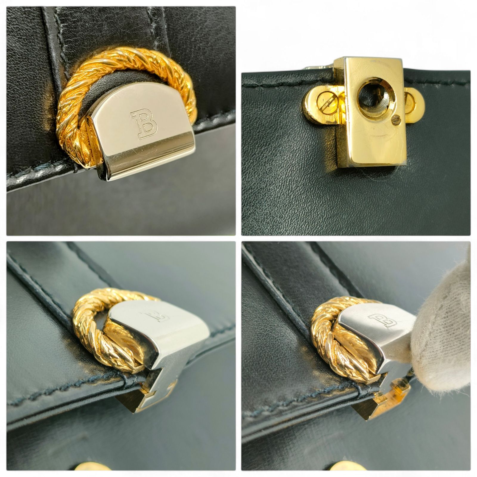BALLY 2way ショルダーバッグ クラッチバッグ バリー レザー クロス