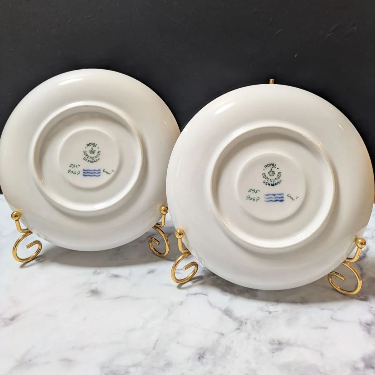 希少品 ロイヤルコペンハーゲン ゴールデンバスケット ブラウンローズ 