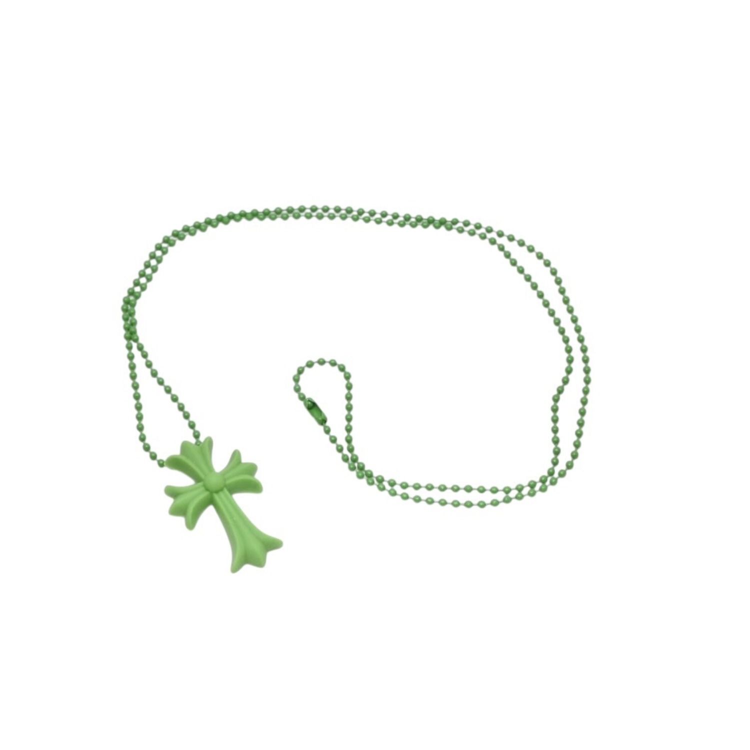 極美品 CHROME HEARTS クロムハーツ ラバースモール CHクロス シリコン 