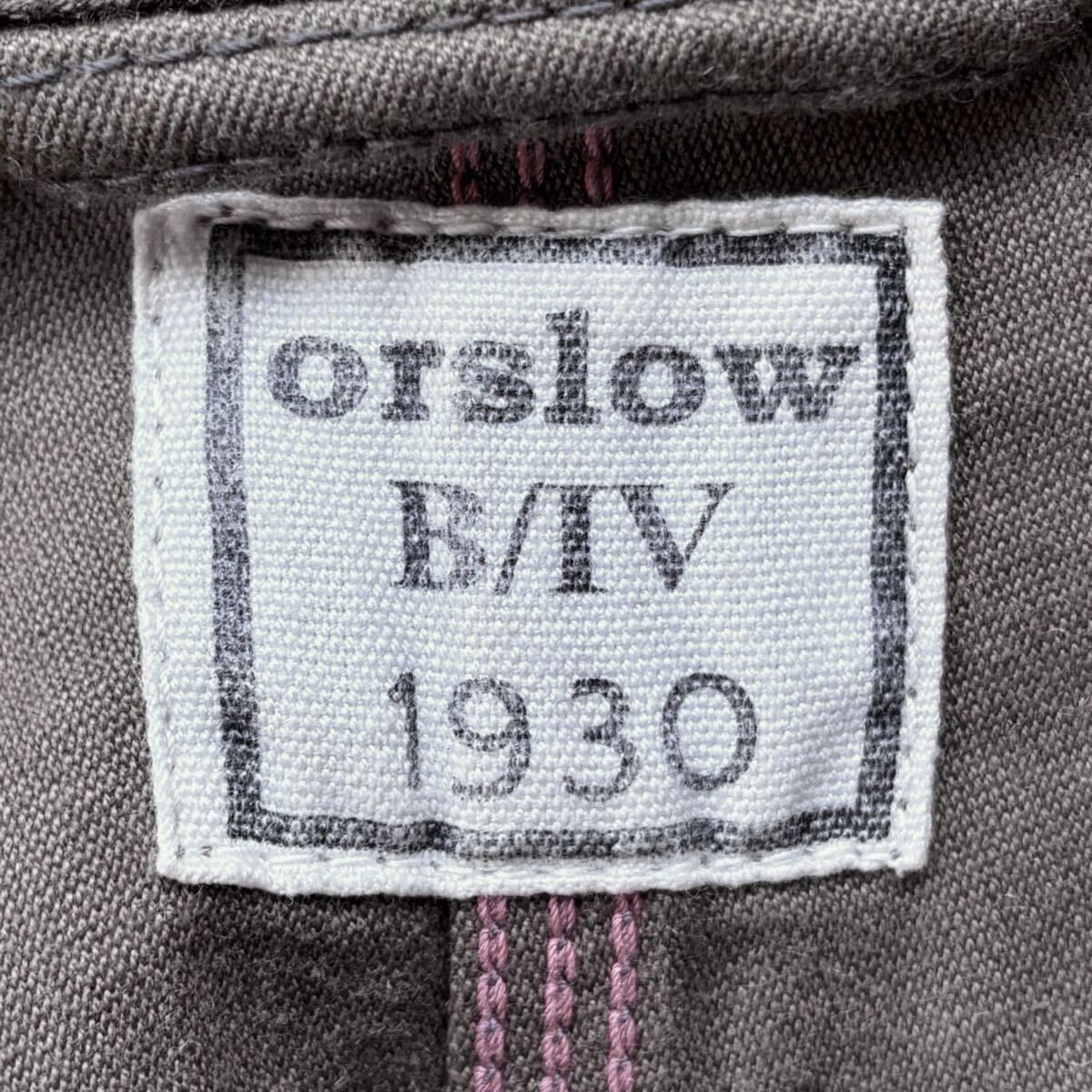 orSlow オアスロウ 1941 pattern atelier coat コットンウール