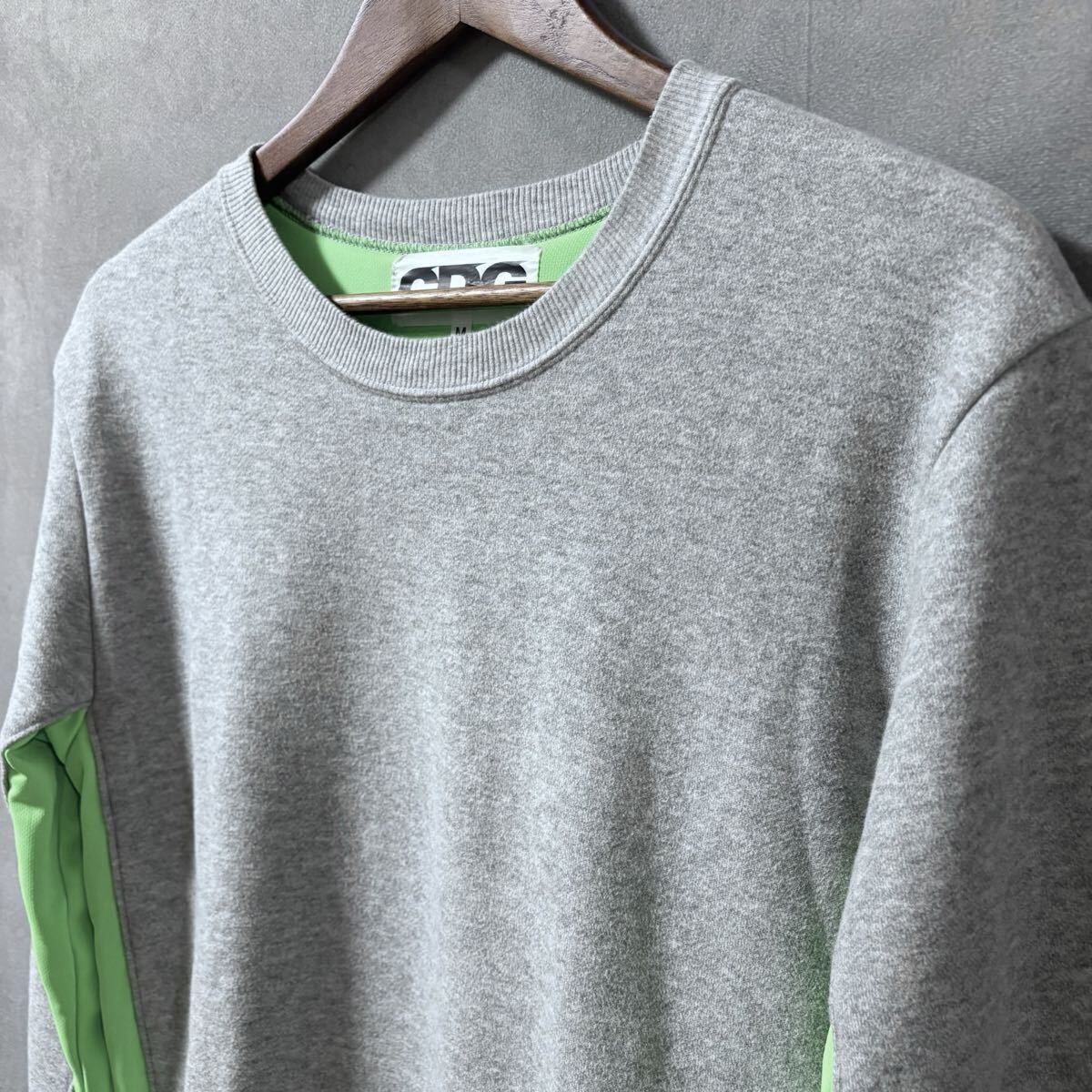 CDG COMME des GARCONS コムデギャルソン AD2018 Layered sweat 蛍光