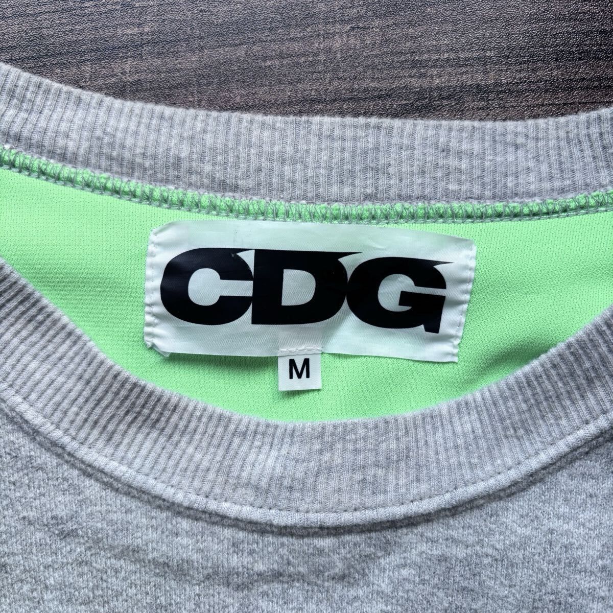 商品名：CDG AD2018 Layered sweat CDG COMME des GARCONS コムデギャルソン AD2018 Layered sweat 蛍光