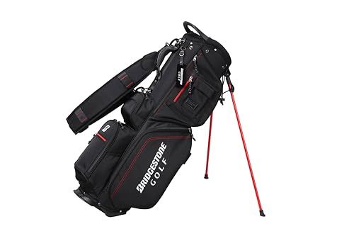 Brand New BRIDGESTONE (Bridgestone) Caddy Bag Lightweight Stand CB2525 BK 2025 Model