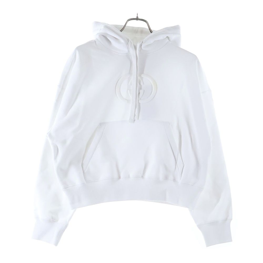 GUCCI (グッチ) 25AW インターロッキングG エンボスロゴ プルオーバー 