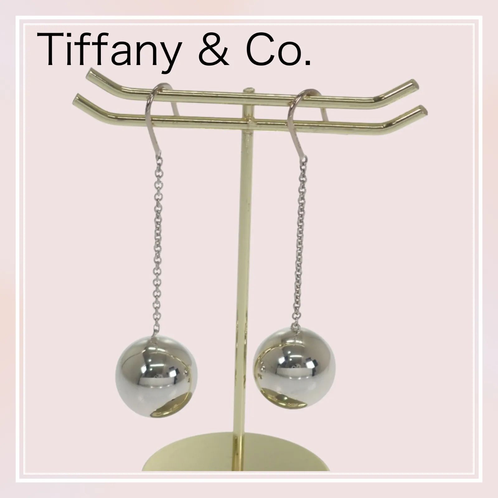 Tiffany & Co.】ティファニー TIFFANY&Co. ハードウェアボール ピアス 