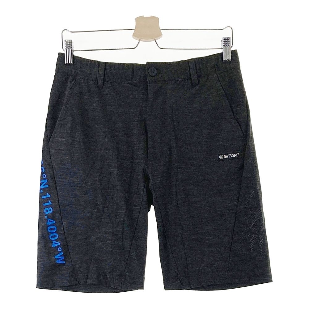 【超美品】G/FORE ジーフォア　メンズハーフパンツ サイズ：79 G/FORE ジーフォア ストレッチ ハーフパンツ ブラック系