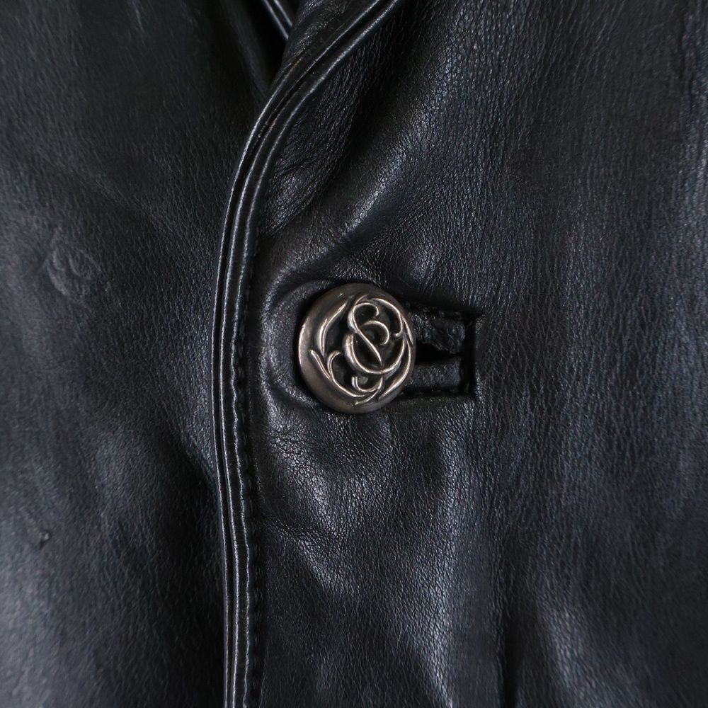 CHROME HEARTS (クロムハーツ) フローラルボタン3B クロスパッチ付き 