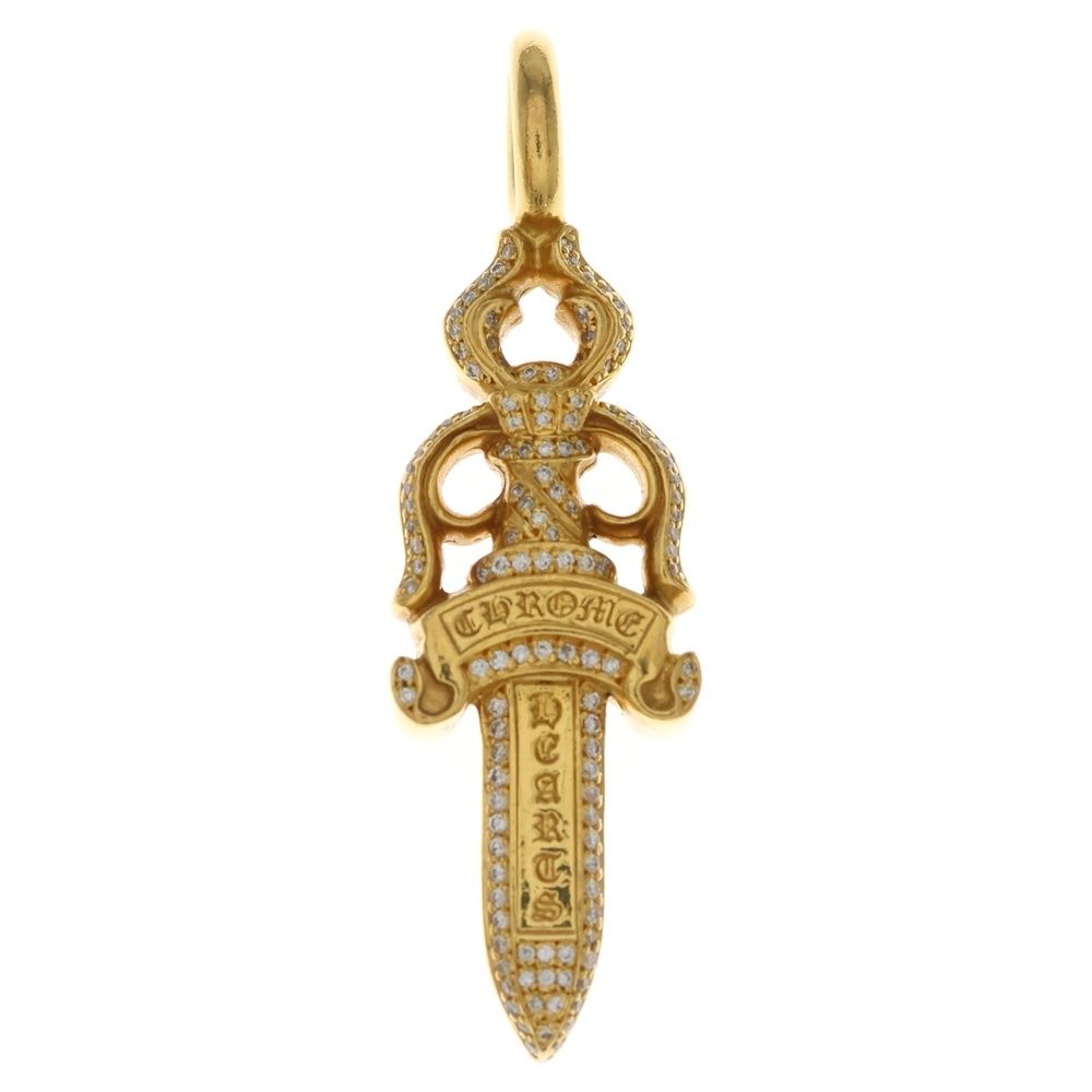 CHROME HEARTS (クロムハーツ) 22K DBL DAGGER P DIA 22Kダブルダガー 