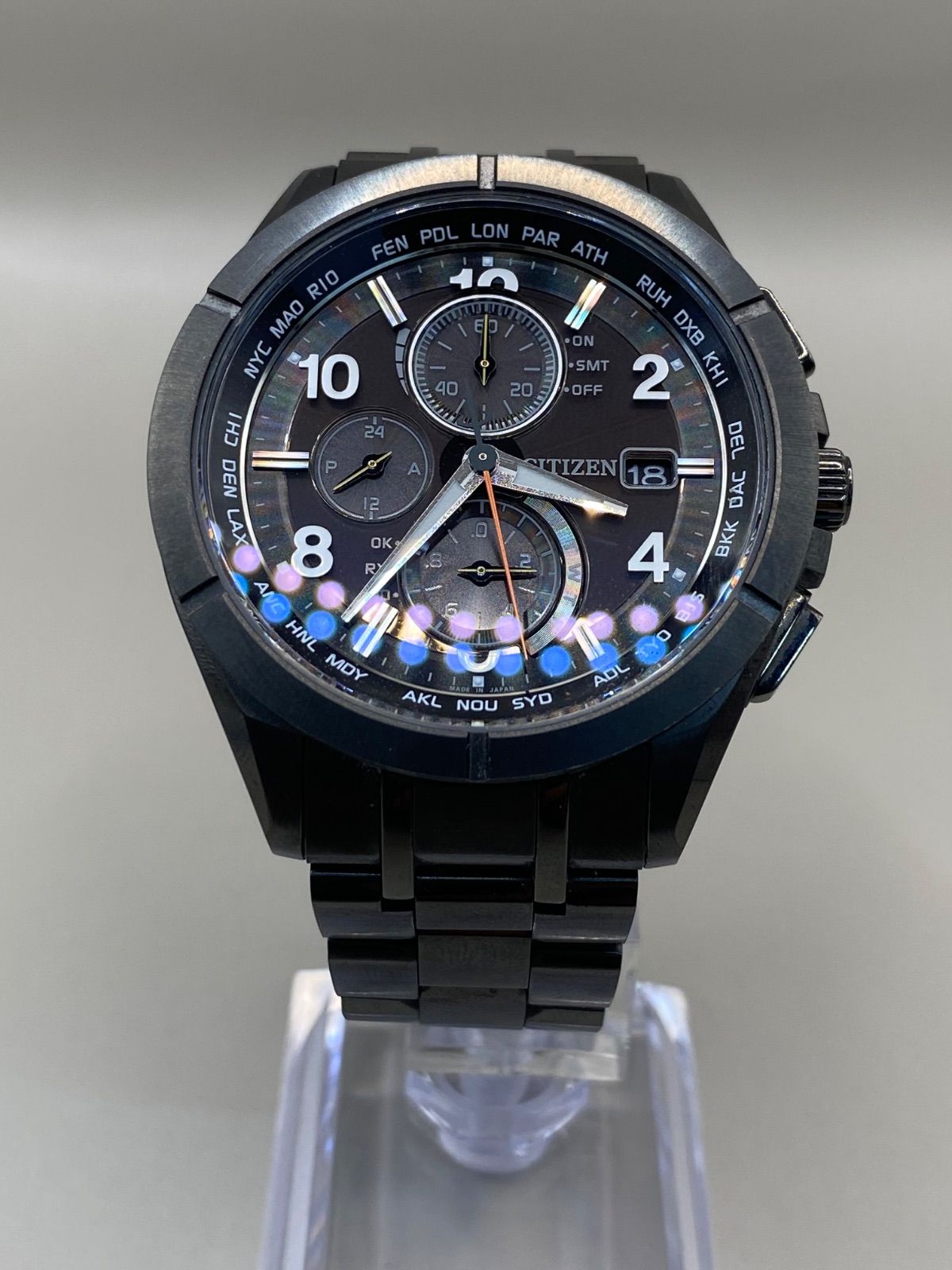 美品] シチズン アテッサ エコドライブ デイト AT8166-59E CITIZEN 