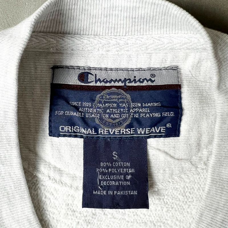 00s Champion 両面 カレッジ プリント プレミアム リバースウィーブ