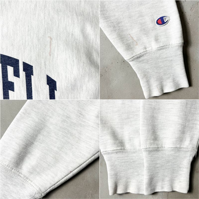 00s Champion 両面 カレッジ プリント プレミアム リバースウィーブ