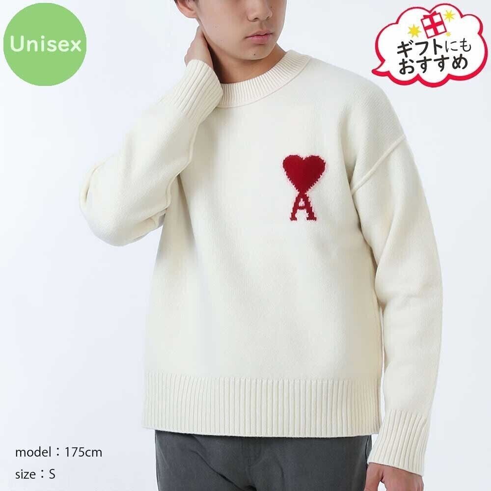 新品※訳あり※ AMI PARIS アミパリス UKS838.018 154 メリノウール