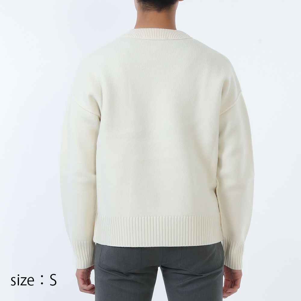 新品※訳あり※ AMI PARIS アミパリス UKS838.018 154 メリノウール 